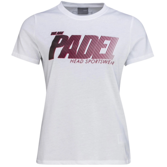 T-shirt Head Padel SPW Blanc Femme