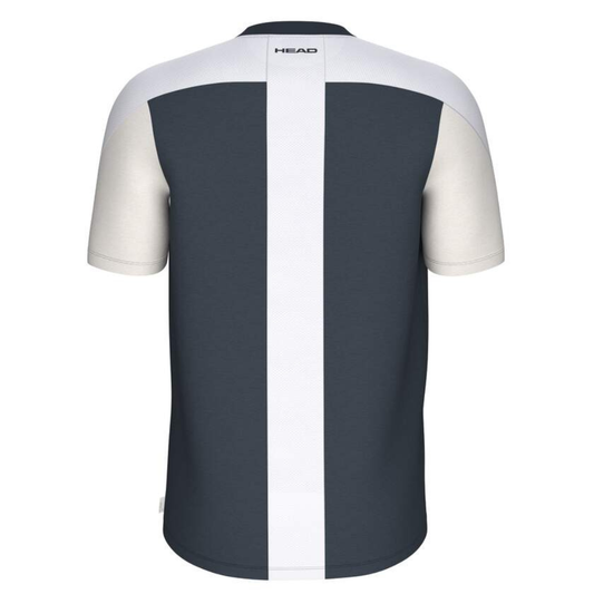 T-shirt Head Play Tech Bleu/Blanc