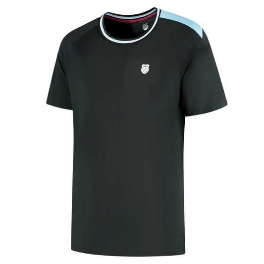 T-shirt K-Swiss Hypercourt Mesh Crew 5 Noir