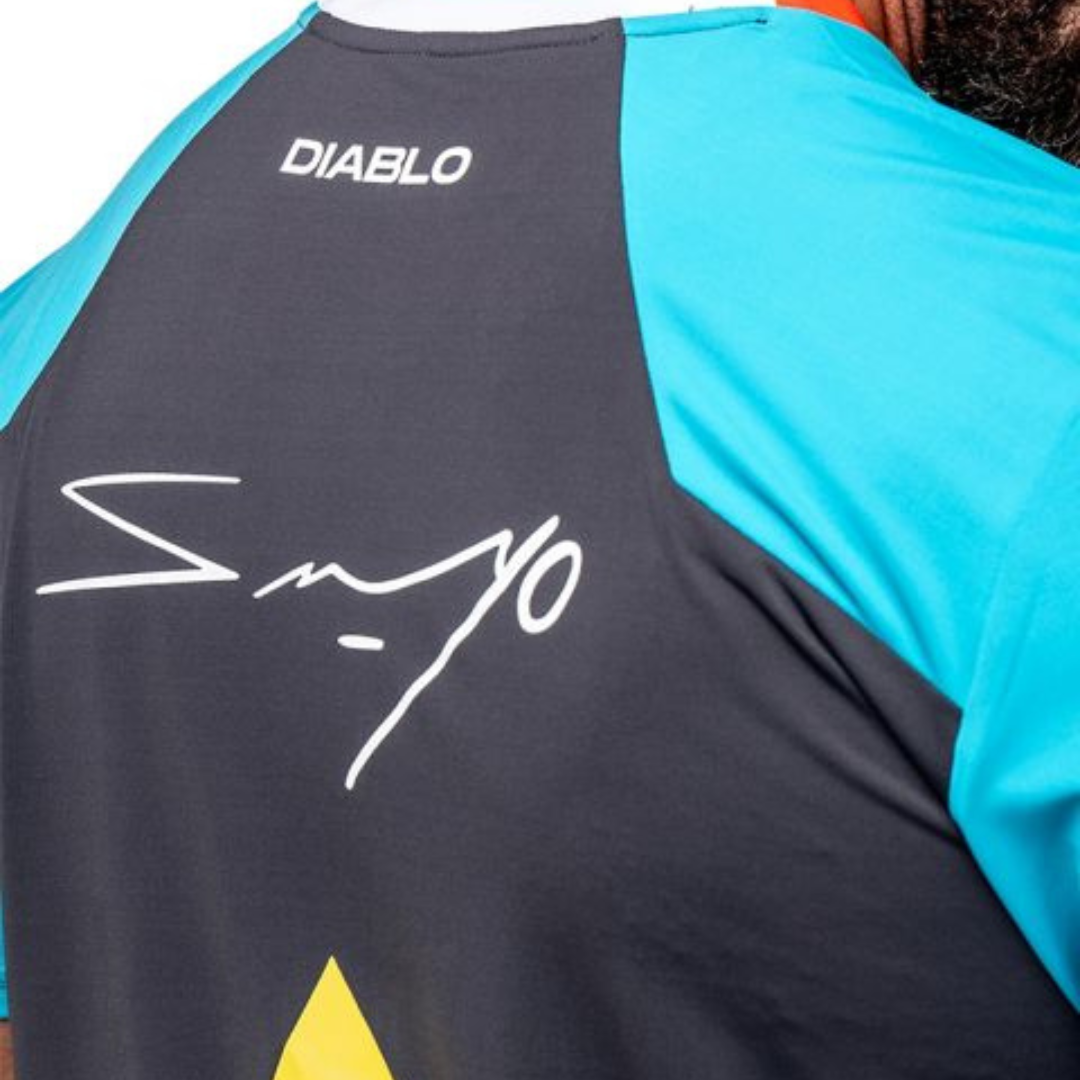 T-shirt Siux Replica Diablo Sanyo FW24 Bleu