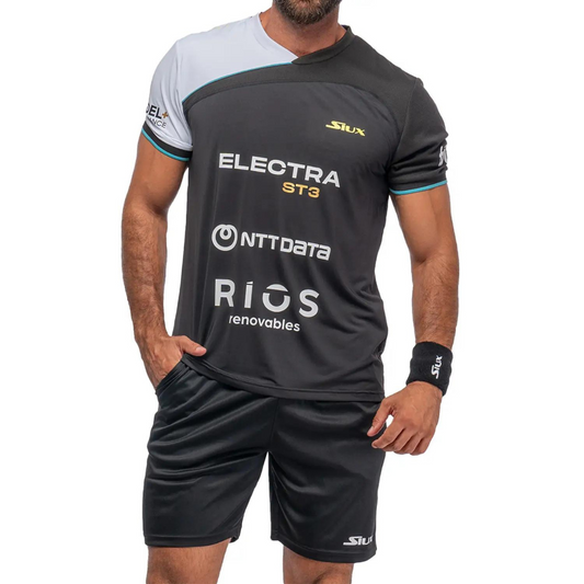 T-shirt Siux Replica Electra Stupa FW24 Noir