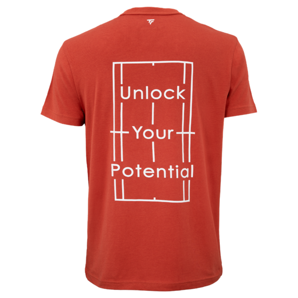T-shirt Tecnifibre Graphic Tee Rouge - Esprit Padel Shop