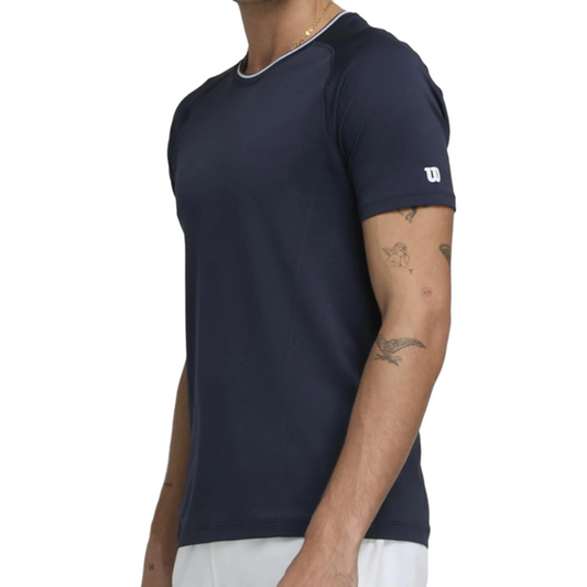 T-shirt Wilson Seamless Crew Bleu Marine