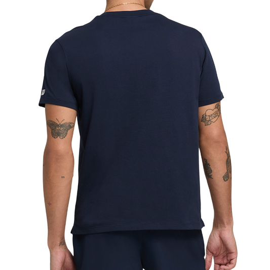 T-shirt Wilson Team Graphic Tee Bleu Marine
