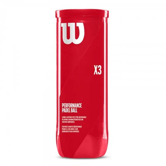 Tube de 3 balles de padel Wilson Padel