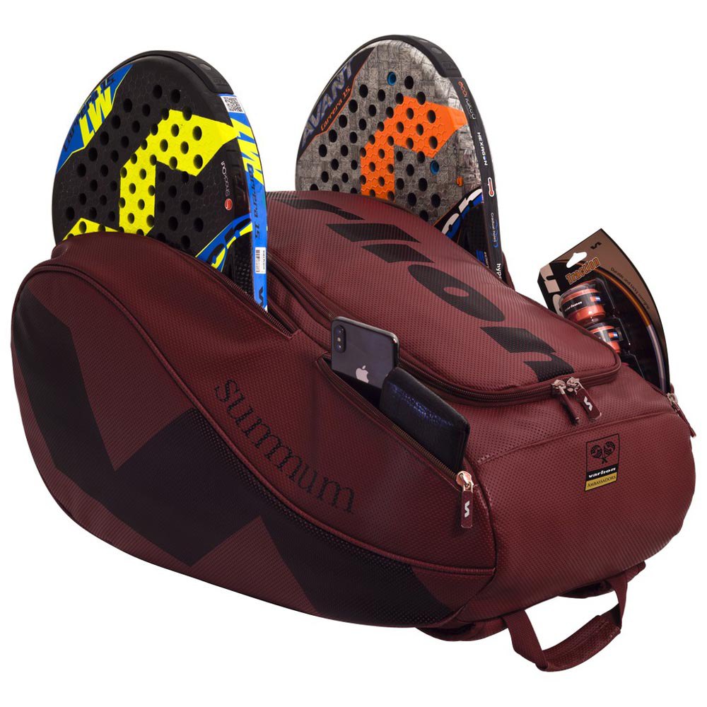 Sac de padel Varlion Ambassadors Burgundy rouge