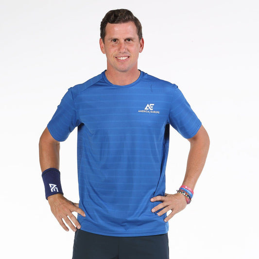 T-shirt Bullpadel Igara bleu America | Europe