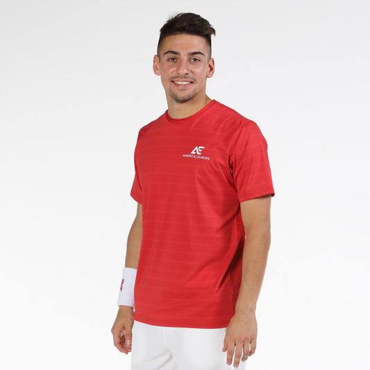 T-shirt Bullpadel Igara rouge America | Europe