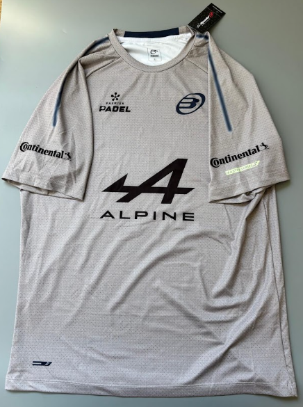 T-shirt Bullpadel Replica Chingotto Montse Gris - L