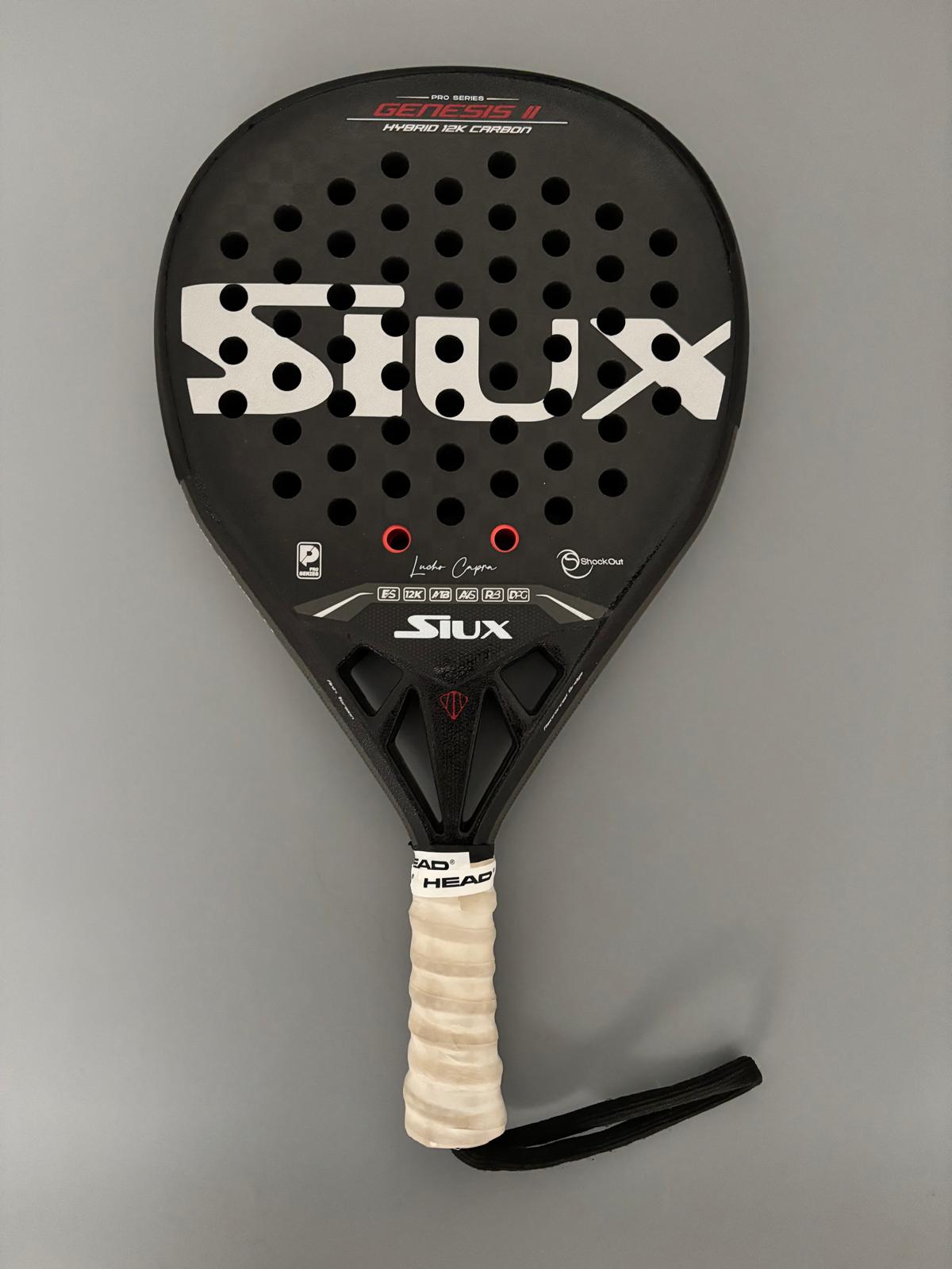 Raquette de padel Siux Genesis II Hybrid 12K Lucho Capra Pro