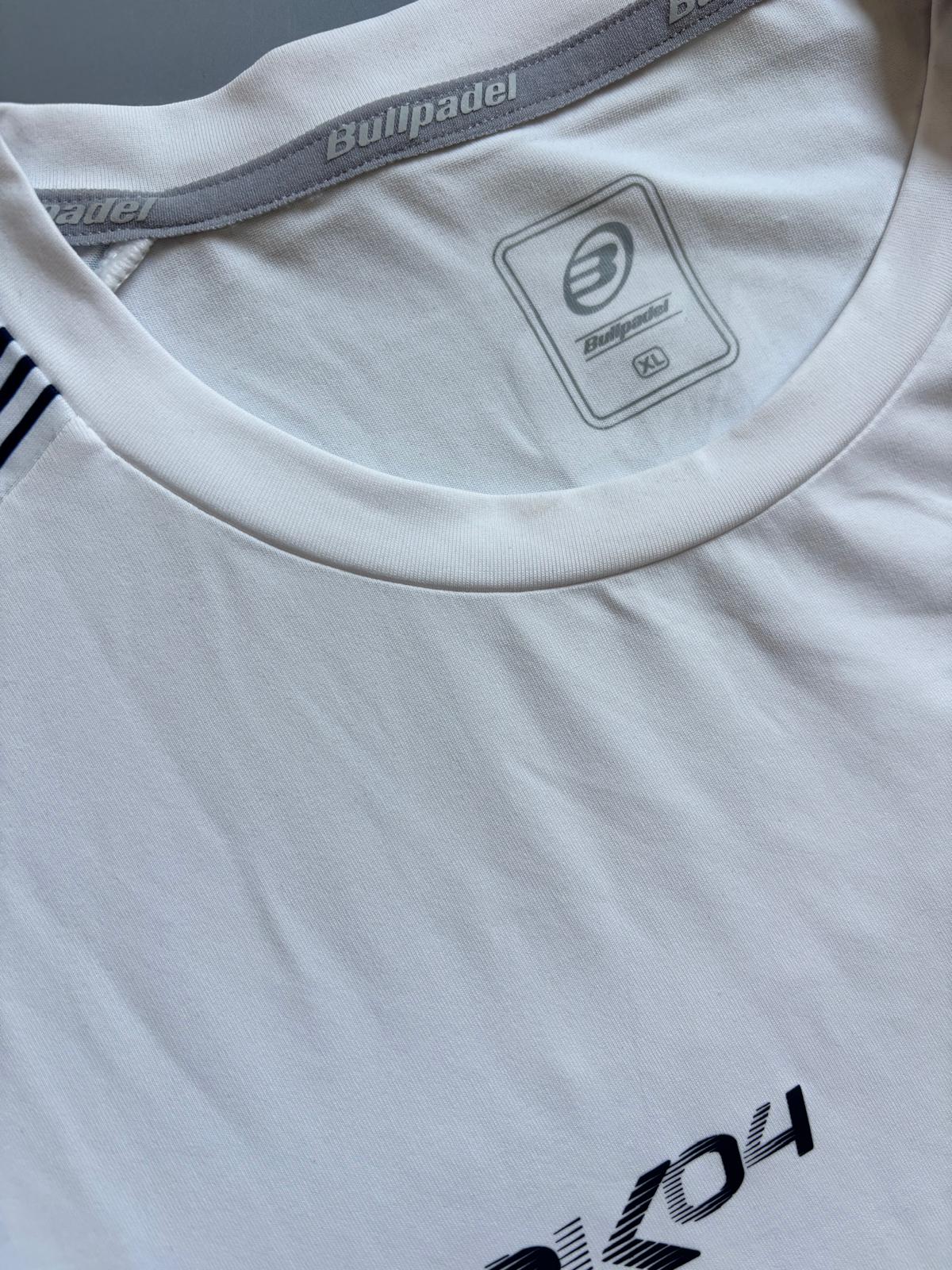 T-shirt Bullpadel Replica Paquito 26V Blanc - XL