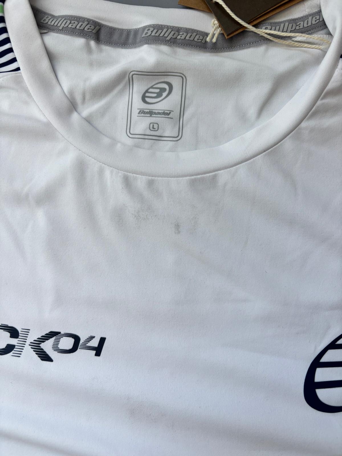 T-shirt Bullpadel Replica Paquito 26V Blanc - L