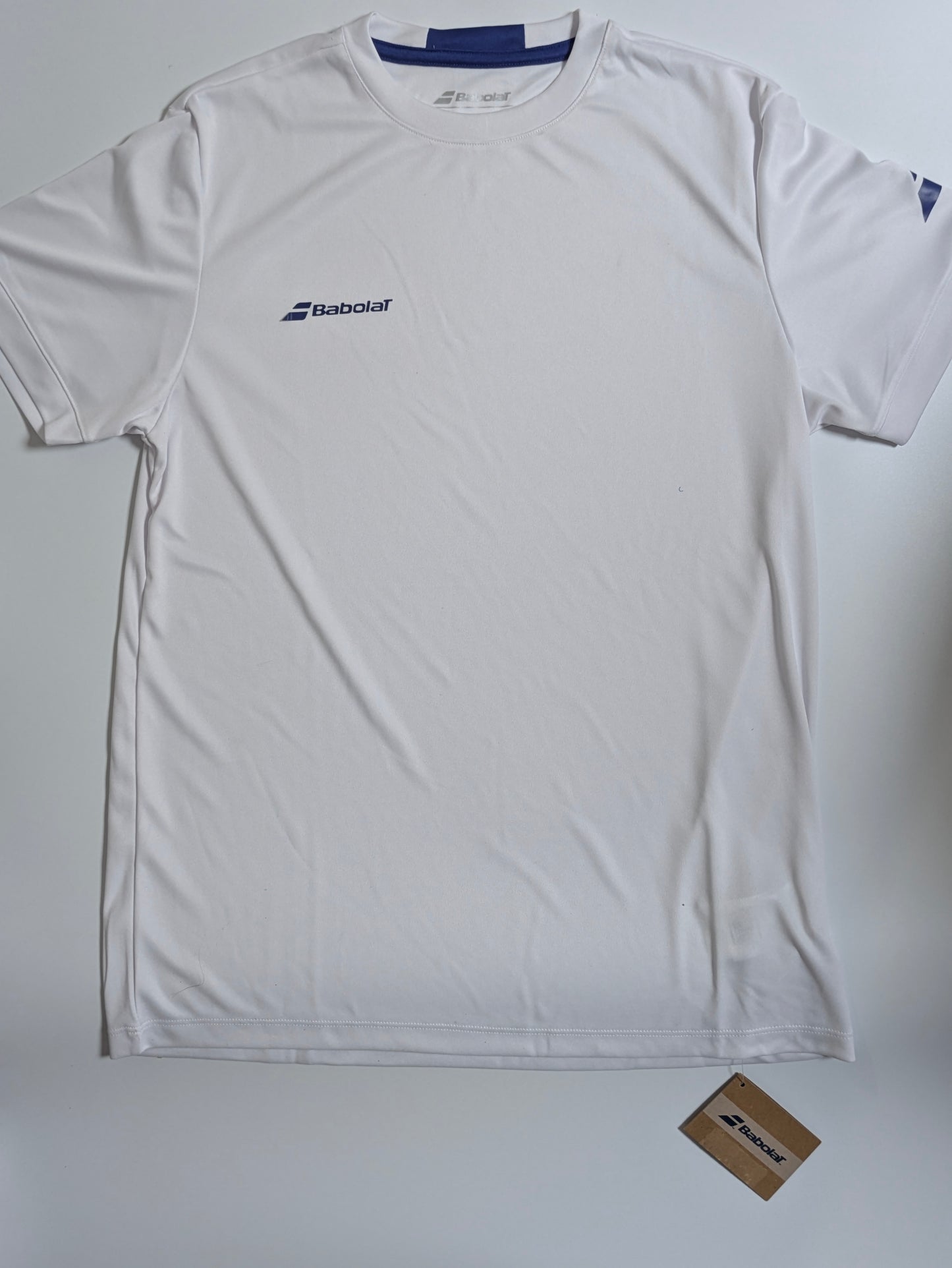 T-shirt Babolat Play Crew Neck Tee Blanc - M