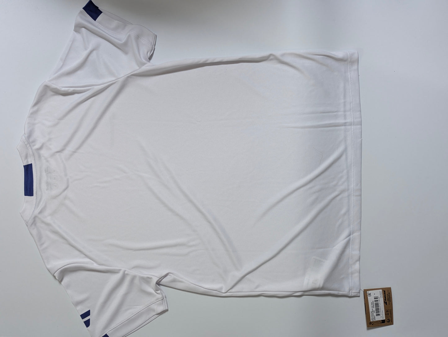 T-shirt Babolat Play Crew Neck Tee Blanc - M