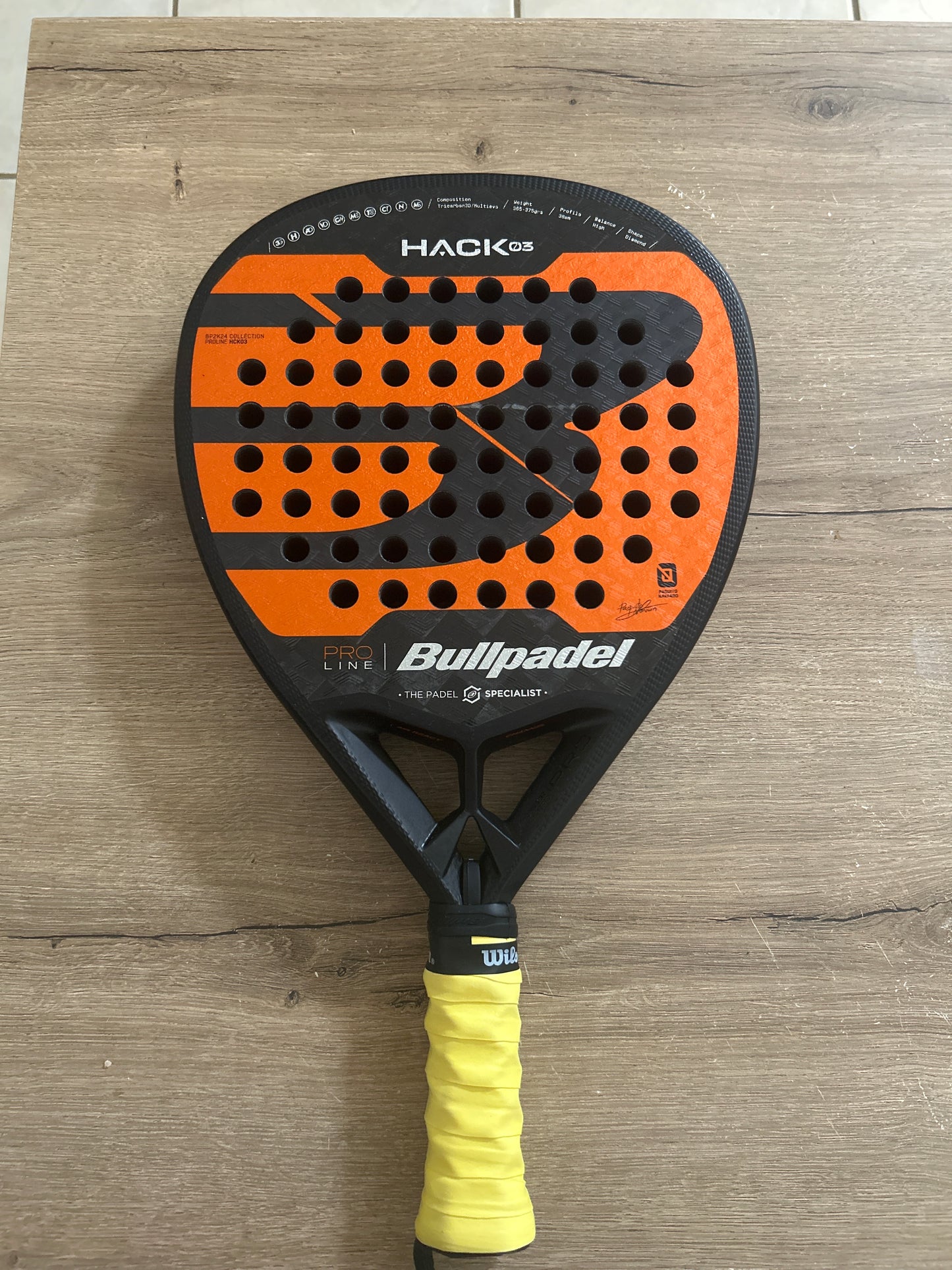 Raquette de padel Bullpadel Hack 03 2024