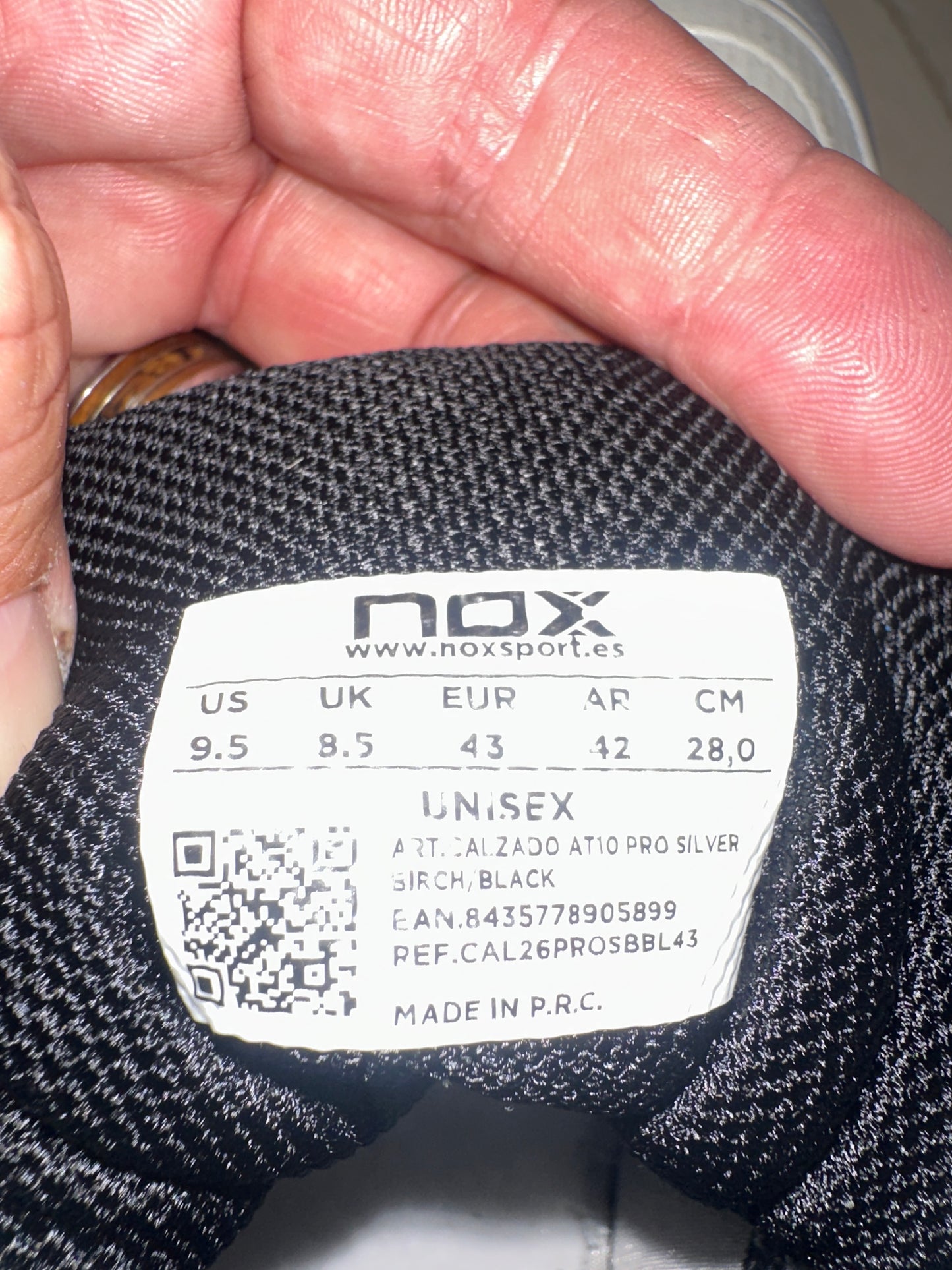 Chaussures de padel Homme Nox AT10 Pro Beige