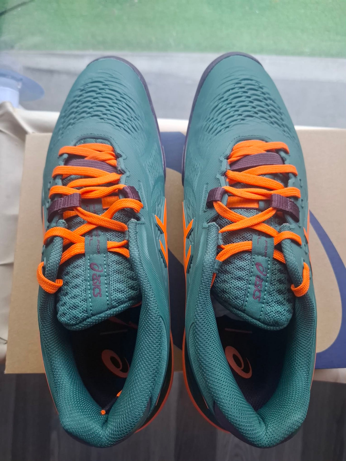Chaussures de padel Homme Asics Gel-Resolution X Padel Vert