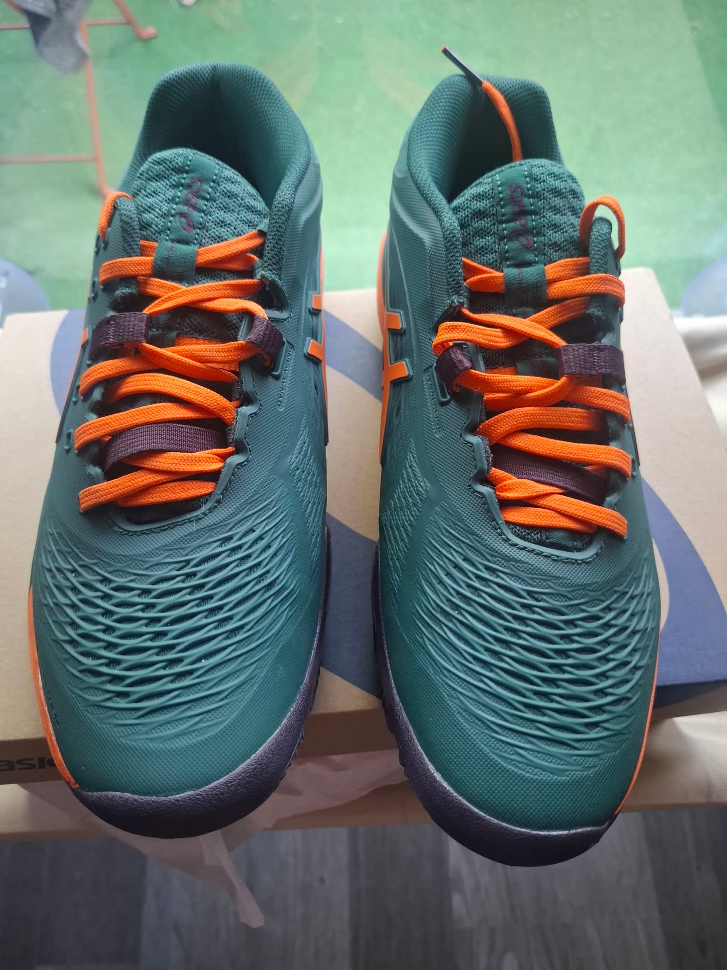 Chaussures de padel Homme Asics Gel-Resolution X Padel Vert