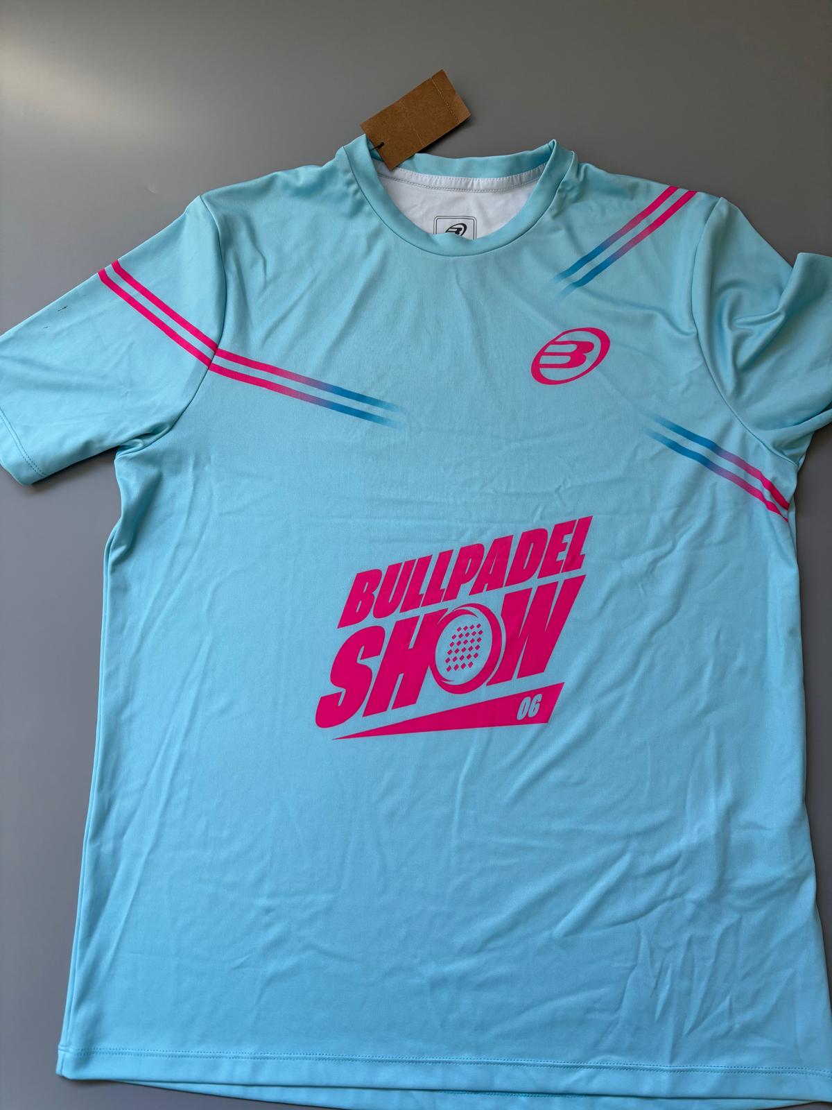T-shirt Bullpadel Show Bleu