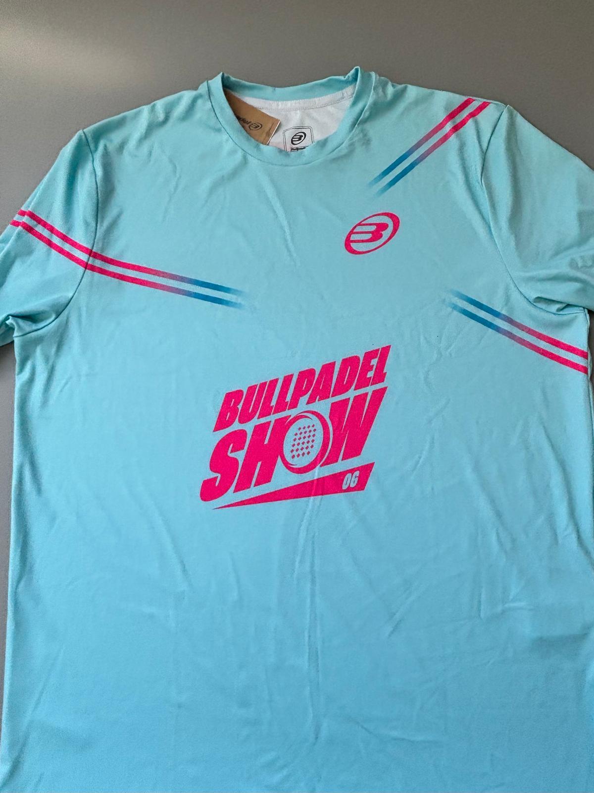 T-shirt Bullpadel Show Bleu