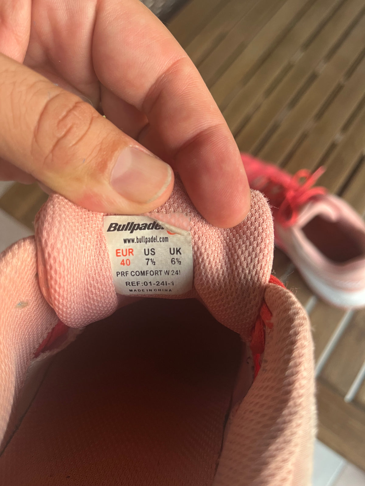 Chaussures de padel Femme Bullpadel Perfomance Comfort 24I Rose
