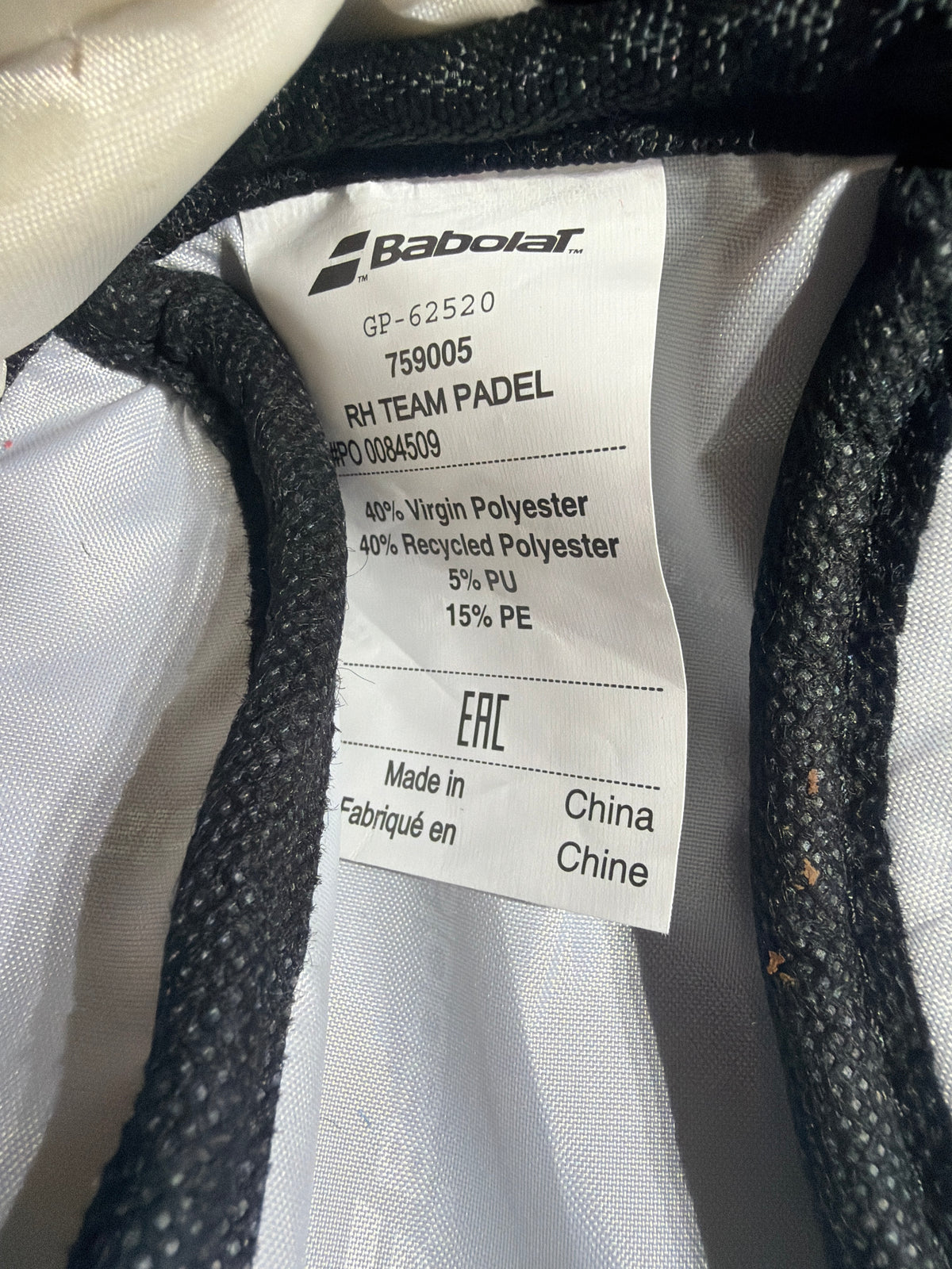 Sac de Padel Babolat RH Team Padel