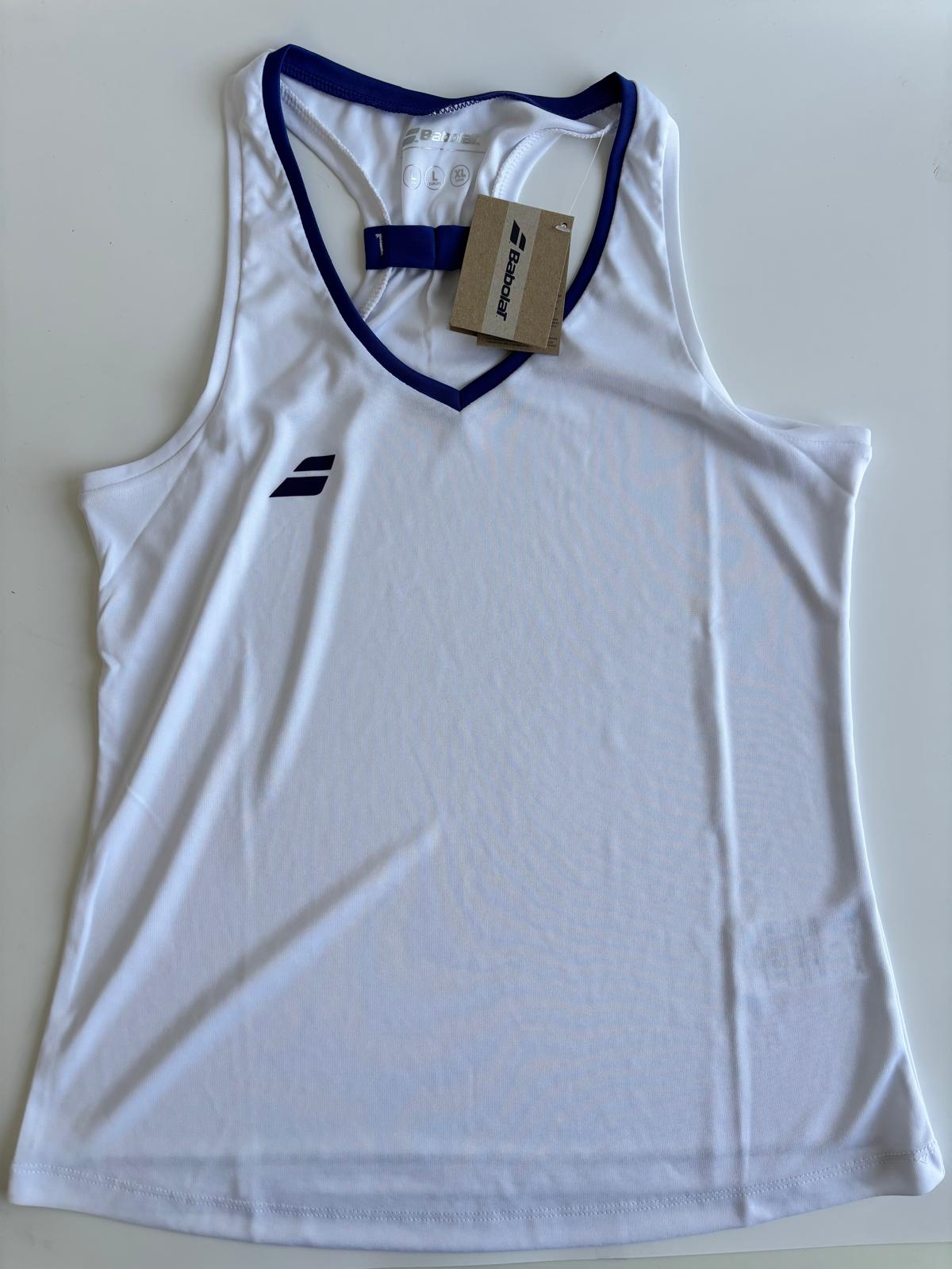 Débardeur Babolat Play Tank Top Blanc Femme