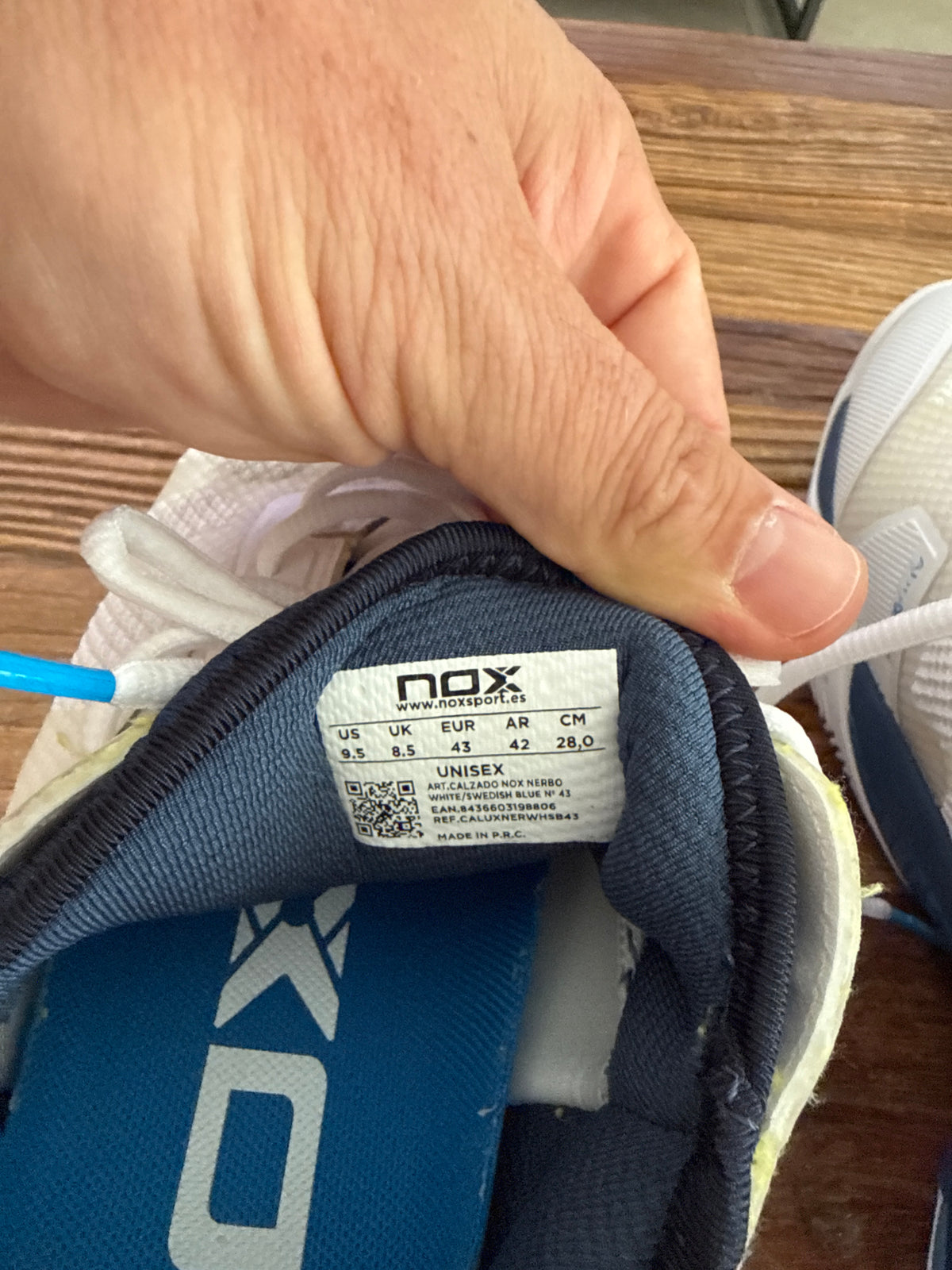 Chaussures de padel Homme Nox AT10 Nerbo Blanc