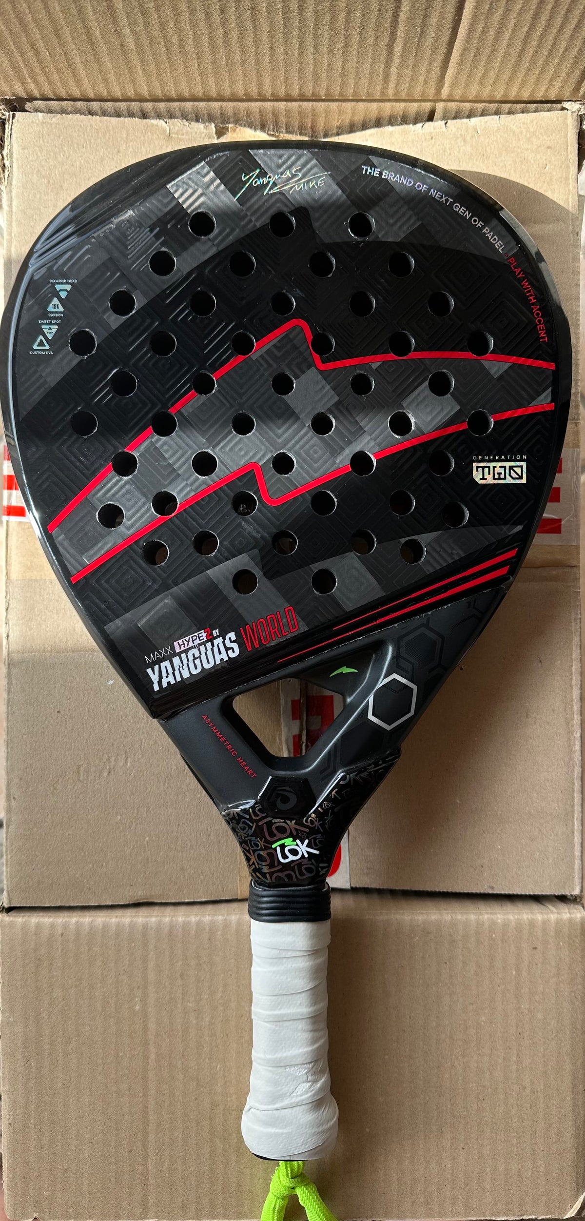 Raquette de padel Lok Maxx Hype Yanguas World 2026