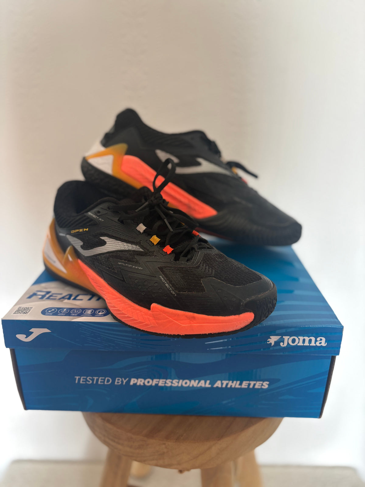 Chaussures de padel Homme Joma Open Men 2501 Noir/Orange