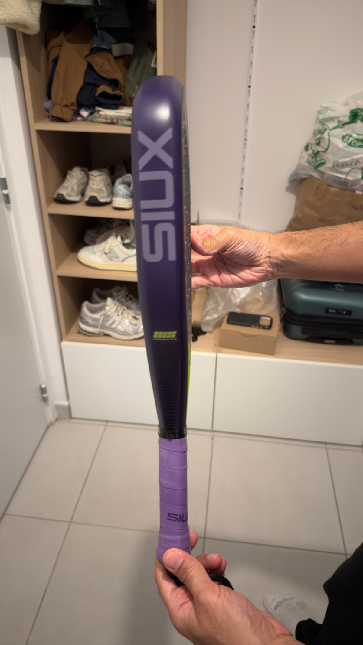 Raquette de padel Siux Fenix Pro VI Violet By Leo Augsbuger 2026