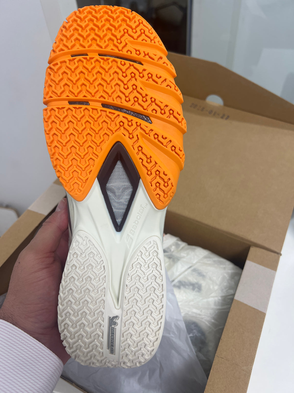 Chaussures de padel Homme Babolat Premura 3 Lebron Blanc/Orange
