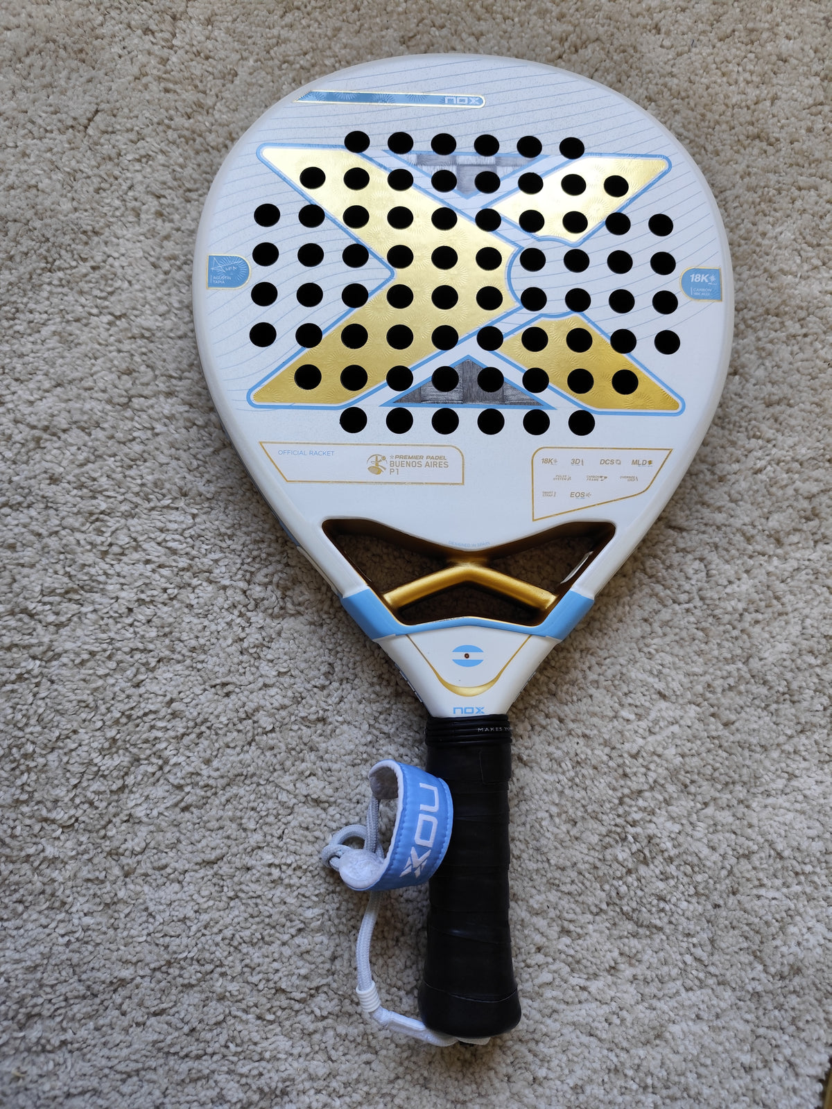 Raquette de padel Nox AT10 18K Argentine 2025
