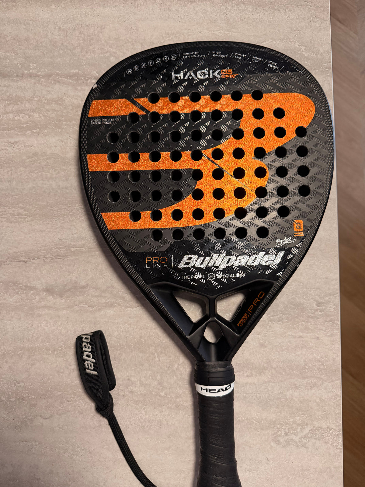 Raquette de padel Bullpadel Hack 03 Comfort 2024