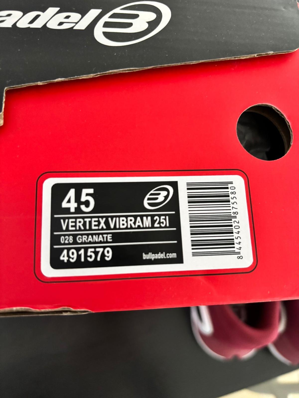 Chaussures de padel Homme Bullpadel Vertex Vibram 25I Rouge