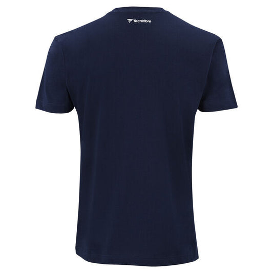 T-shirt Tecnifibre Team Coton Tee Bleu Marine