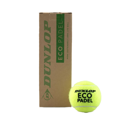 Tube de 3 balles Dunlop Eco Padel