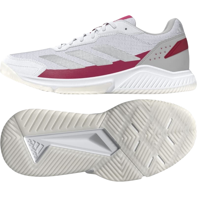 Chaussures de padel Femme Adidas Courtquick Gris/Rose
