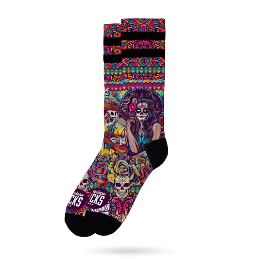 Chaussettes American Socks Dia de los Muertos