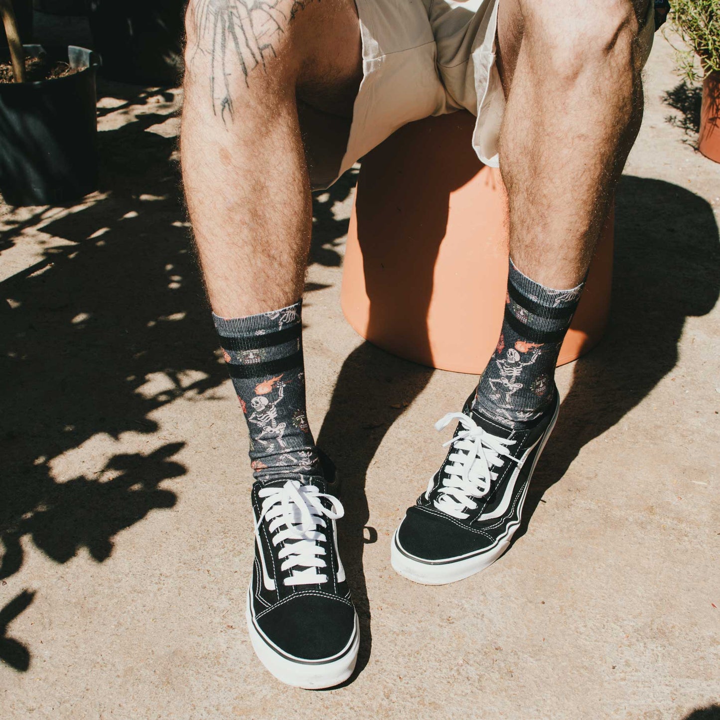 Chaussettes American Socks Dancing Skeletons