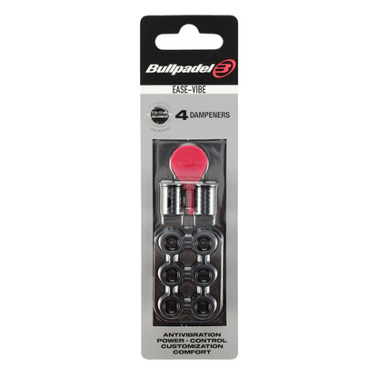 Antivibrateurs Bullpadel Ease Vibe x4 Noir