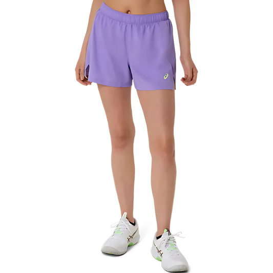 Short Asics Padel Court 2-N-1 Violet Femme