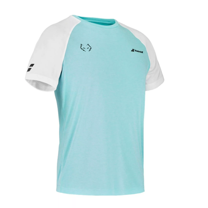 T-shirt Babolat Crew Neck Tee Juan Lebron Bleu