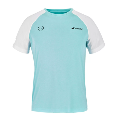 T-shirt Babolat Crew Neck Tee Juan Lebron Bleu