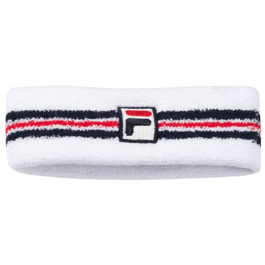 Bandeau éponge Fila Jacob Blanc