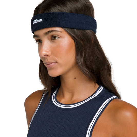 Bandeau Éponge Wilson OS Bleu Marine