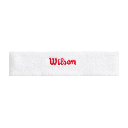 Bandeau Éponge Wilson OS Blanc/Rouge
