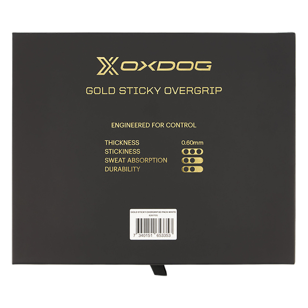 Boîte de 60 Surgrips Oxdog Gold Sticky Blanc - Esprit Padel Shop