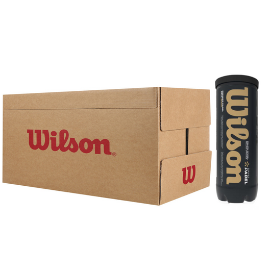Carton de 24 tubes de 3 balles de padel Wilson Premier Padel Speed