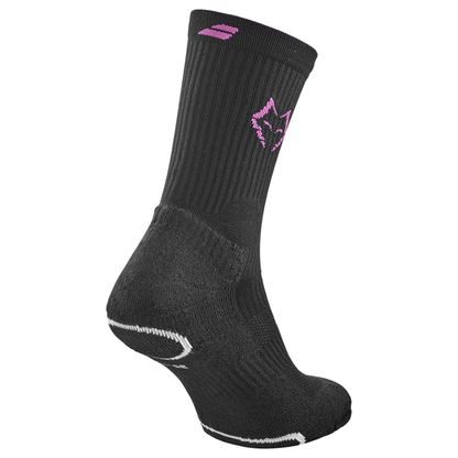 Chaussettes Babolat Mid-Calf Socks Juan Lebron Noir - Esprit Padel Shop